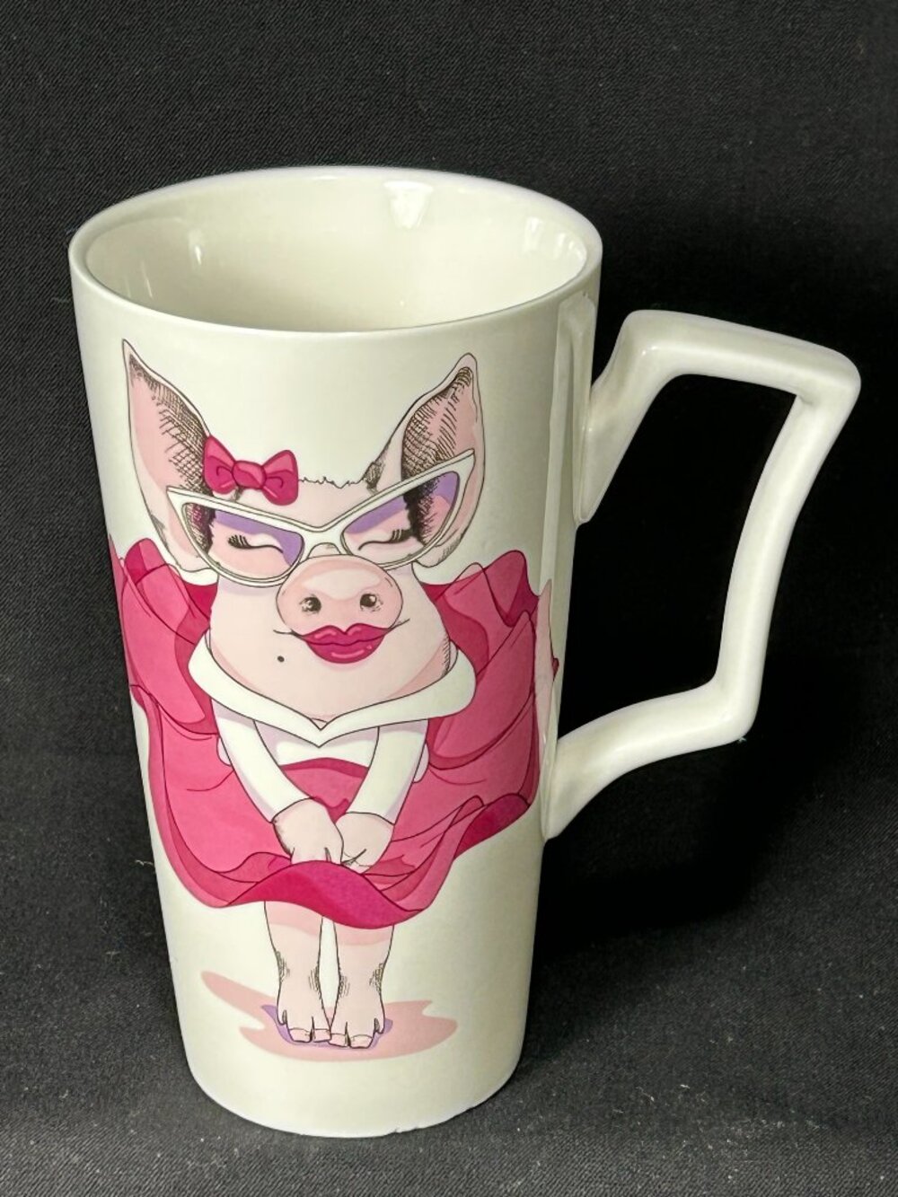 clair de lune AMBIANCE La vie en Rose colorful tall coffee mug